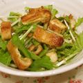 youtapapa's cooksnap of when they made 水菜と厚揚げのボリュームサラダ.