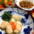 miyachizu's cooksnap of when they made 白だしさっと煮！春の訪れ野菜と鶏団子.