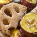 ささッこ's cooksnap of when they made さつまいもとれんこんの深煎りごま炒め.