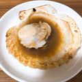 しゃぶしゃぶ肉's cooksnap of when they made 簡単★ホタテの貝焼き.