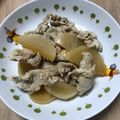 亜久里's cooksnap of when they made レンジで時短！豚こまと大根のほっこり煮♡.