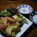 yukizoooo's cooksnap of when they made スモークサーモンと焼き芋のサラダ.