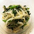 KimiキラMiku's cooksnap of when they made もやしと春菊のナムル.