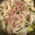 うっち〜☆'s cooksnap of when they made 新玉ねぎと豚バラ肉の梅肉炒め.