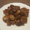 KatFisch1's cooksnap of when they made 菊芋　大学芋菊組.