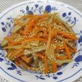 ジョングレ's cooksnap of when they made 胡麻が香る✿基本のきんぴらごぼう.