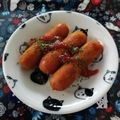 ☆hikonyan☆'s cooksnap of when they made ＊朝食に＊ウィンナーのカレー炒め＊.