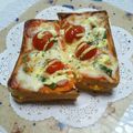 ✯聖夢✯'s cooksnap of when they made たっぷりたまごのピザトースト♪.