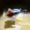 ふぁんたにゃん's cooksnap of when they made ほたるいか【蛍烏賊とワカメのお味噌汁】.