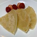 momomocox's cooksnap of when they made そば湯クレープ.