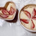もかちん❤︎'s cooksnap of when they made 卵1個♡生クリ無♡簡単♡いちごクラフティ.