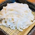 もじゃこてつー's cooksnap of when they made 秘伝♥️つやつやの手打ちうどん 材料3つ.