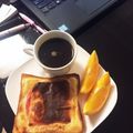 キキkiki's cooksnap of when they made ハム＆チーズのマヨかけトーストサンド.