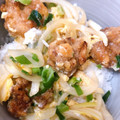 クックPI3TTP☆'s cooksnap of when they made 簡単★唐揚げ丼★卵とじ.