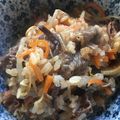 ちゃぎー's cooksnap of when they made 【時短ランチ】即席ビビンバ丼　.