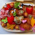 ☆ミルミル's cooksnap of when they made 【簡単】キャラ弁 おかず 花ハム③.