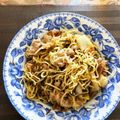 クックI2N7T4☆'s cooksnap of when they made 簡単♡豚肉と春キャベツの塩昆布焼きそば.