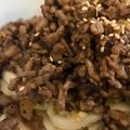 37eeee's cooksnap of when they made 汁なし坦々うどん.