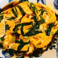 クックHD65Q2☆'s cooksnap of when they made ニラ玉のあんかけ焼そば.