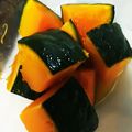 まさむにゃ。's cooksnap of when they made 簡単★レンジに入れるだけ★かぼちゃの煮物.