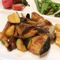 hikaru514's cooksnap of when they made さっぱり美味☆ブリとエリンギの黒酢炒め♪.