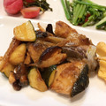 hikaru514's cooksnap of when they made さっぱり美味☆ブリとエリンギの黒酢炒め♪.