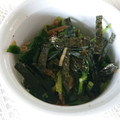 oyuking40's cooksnap of when they made 三つ葉となめ茸の和え物.