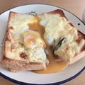 ☆AnnA★'s cooksnap of when they made 残ったカレーで♪ エッグカレートースト♡.