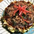 naochiino's cooksnap of when they made 米粉で♪山芋たっぷりフワフワお好み焼き.