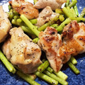 まどちゃんママ☆'s cooksnap of when they made 鶏肉とにんにくの芽のバターしょうゆ炒め.