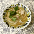 puniＫ's cooksnap of when they made 簡単　鶏肉と玉ねぎの　うどん汁.
