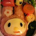 Leur☆maman's cooksnap of when they made キャラ弁　マイメロちゃん弁当.