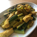 クックAXRP2S☆'s cooksnap of when they made しっとりささみと胡瓜のカレー粉炒め.
