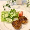 くみちん93☆'s cooksnap of when they made ミニチーズINハンバーグ.