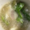 ma___111's cooksnap of when they made 卵白＆レタスの外葉消費に♪あっさりスープ.
