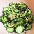 ♡鞠♡'s cooksnap of when they made きゅうりツナわかめの酢の物.