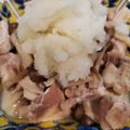 お絹タン's cooksnap of when they made 焼き鳥屋さんの♪とりしめじ♪おろしポン酢.