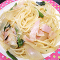 ひびさゆ's cooksnap of when they made きのことベーコンの和風パスタ.
