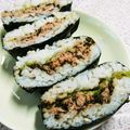 ☆★あんず姫★☆'s cooksnap of when they made 簡単！塩こんぶでおにぎらず【ツナ】.