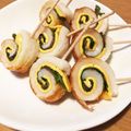 spitze's cooksnap of when they made ちくわでシソ梅チーズ巻きまき.