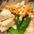 さこあ's cooksnap of when they made 鶏ひき肉の炒り豆腐♪簡単.