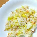 うさぴこさん's cooksnap of when they made キャベツと桜海老のチャーハン.