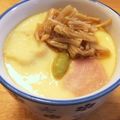 Mieまま's cooksnap of when they made 絹ごし豆腐入りの茶碗蒸し・なめ茸のせ♪.