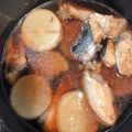料理苦手かぁちゃん's cooksnap of when they made 圧力鍋で極厚大根も柔らか味染み！ぶり大根.