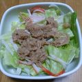 みか721's cooksnap of when they made 水菜カニカマ卵ツナのごま油ぽん酢サラダ.