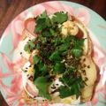 inLondon's cooksnap of when they made 青海苔香❀茹で卵×ウィンナーの和トースト.