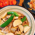 kuwaのお腹's cooksnap of when they made 長芋と牛肉とさやえんどうの醤油炒め.