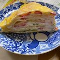 みちあsyan's cooksnap of when they made フルーツたっぷり♪ミルクレープケーキ♡♡.