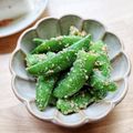 サイアン♪'s cooksnap of when they made スナップえんどうのごま和え.