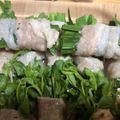 けんよこ's cooksnap of when they made レンチンで簡単♬ニラの肉巻き〜ネギソース.